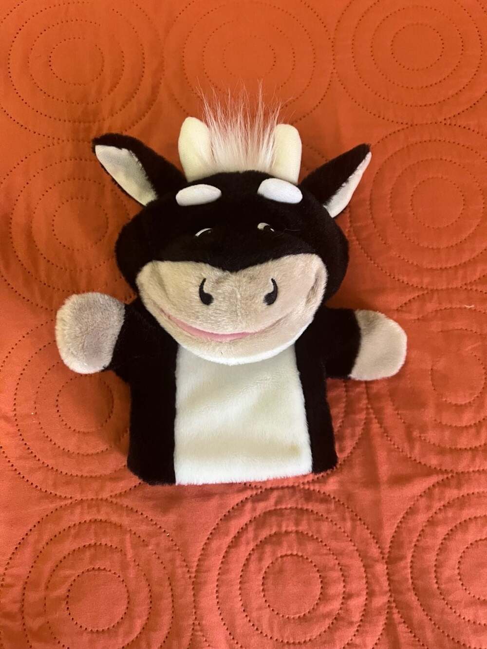 Big Mouth Cow Puppet at Learning,